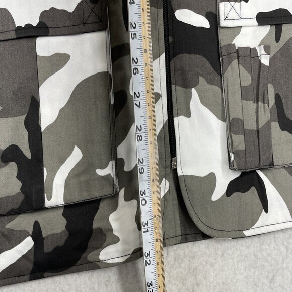 Parkland's Camouflage Canvas Hunting Fishing Utility Photo VEST Camo Men's 2XL - Picture 6 of 8